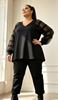 Immagine di PLUS SZIE V NECK TUNIC IN SOFT FABRIC